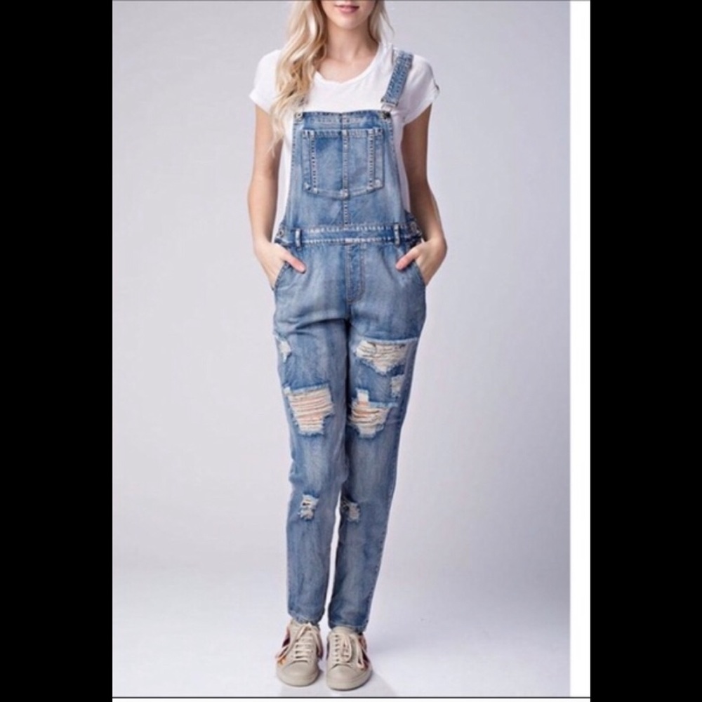 Denim Overalls